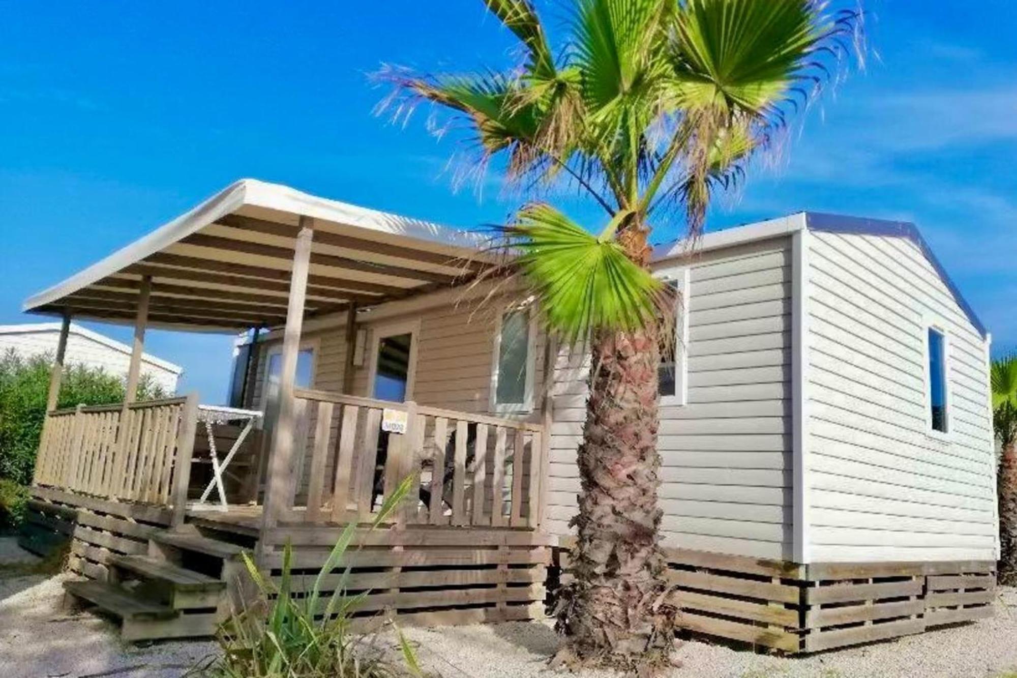 Mobile Home Camping Marvilla Parks Le Petit Mousse M028 Vias Exterior foto